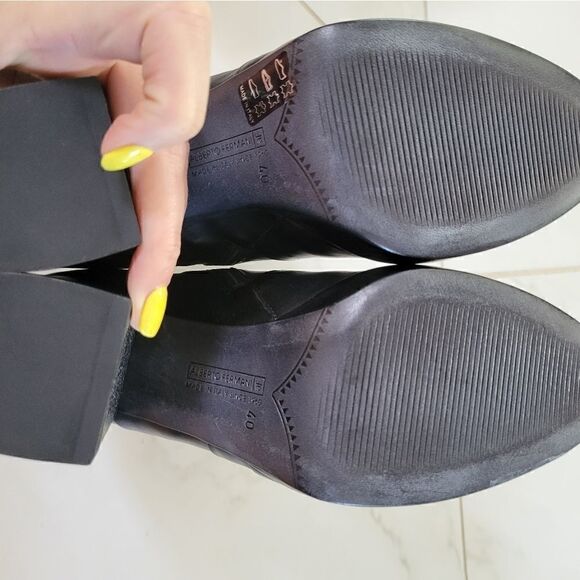 New Alberto Fermani Ankle Chunky Heel Boots size 40 9 - Picture 9 of 11